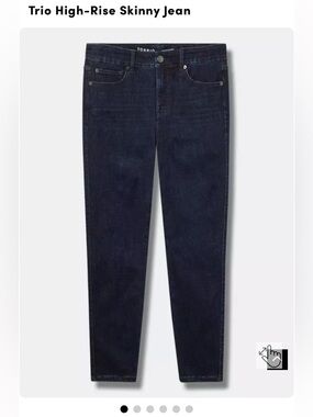 torrid Dark Indigo High-Rise Skinny Jeans